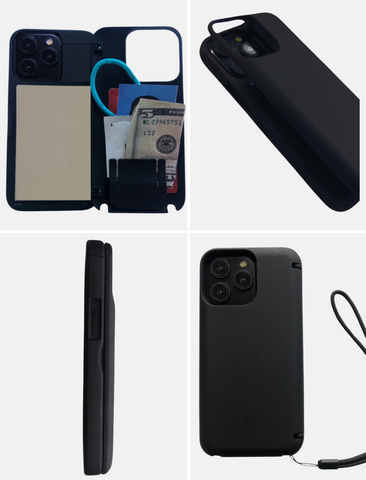 iPhone 15 Plus wallet / storage case