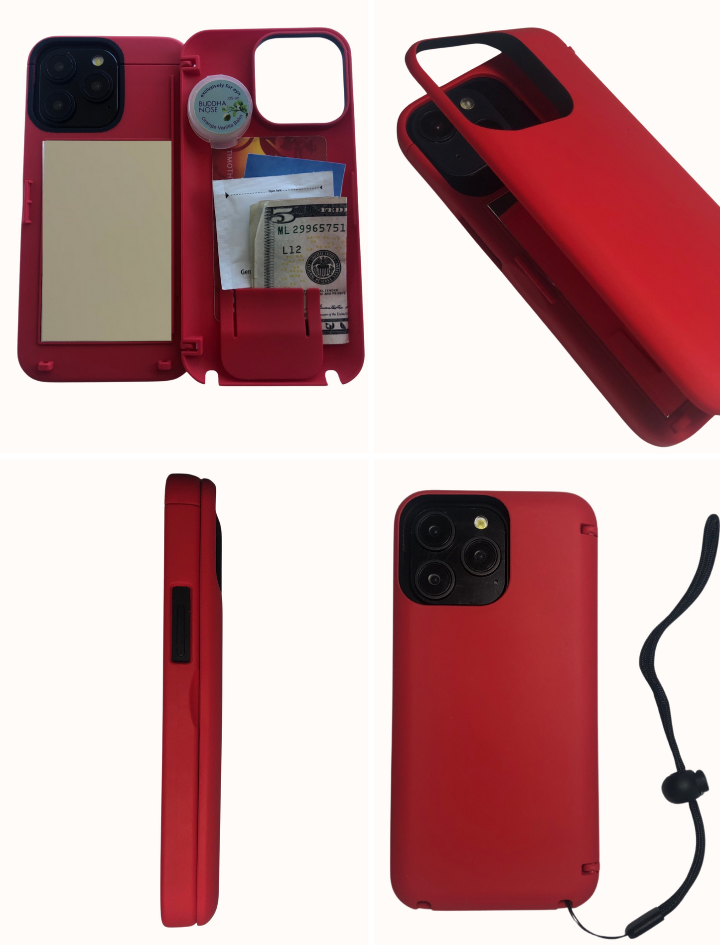 iPhone 15 Plus wallet / storage phone case