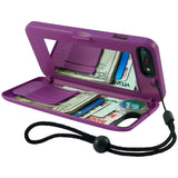 wallet case for iPhone 7 Plus - purple - eyn