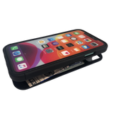 iPhone 13 Pro Max wallet/storage case BLACK (rubber finish)